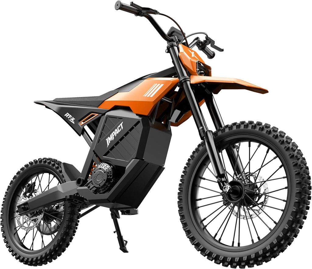 RT-X 19"17" Electric Dirt Bike for Adults, 6500W Peak 53+MPH Mid-Drive Motor