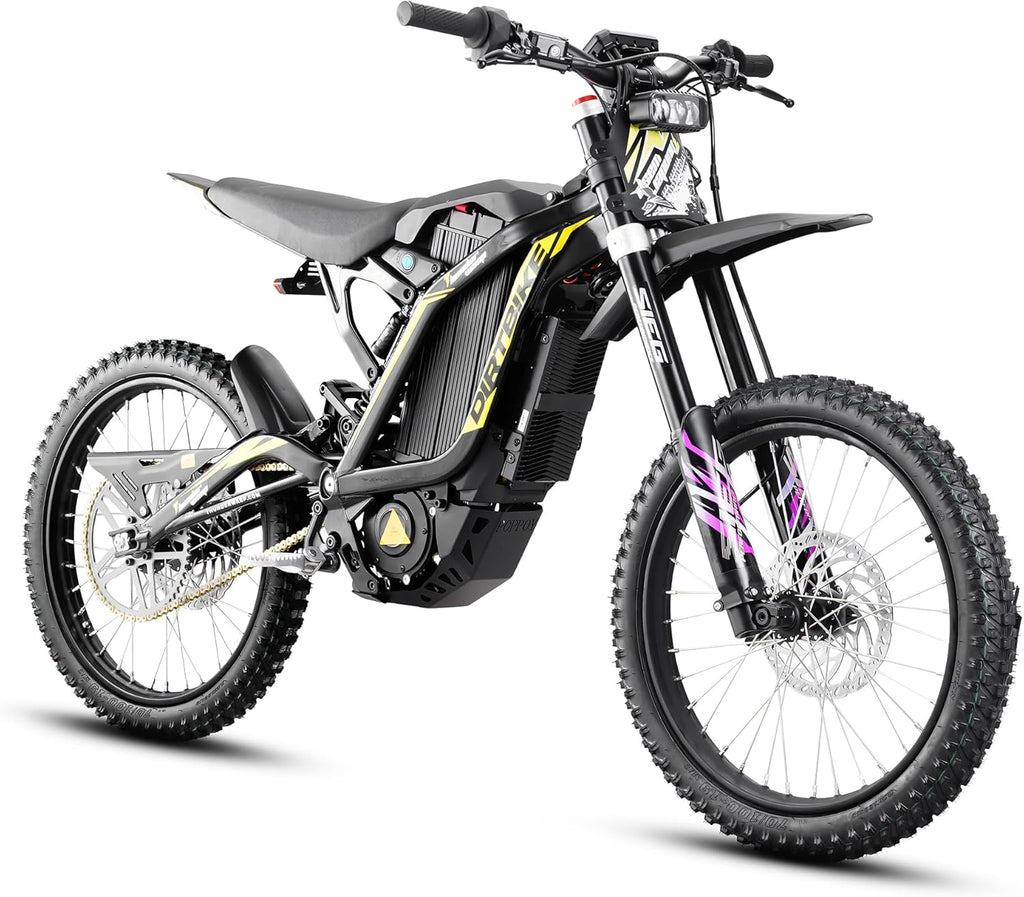 Electric Dirt Bike for Adults, 72V 16000W/10000W Peak Mid-Drive Motor