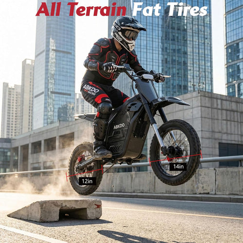 4000W Peak Electric Dirt Bike for Adults, 45 MPH Max Speed, 38 Miles Range