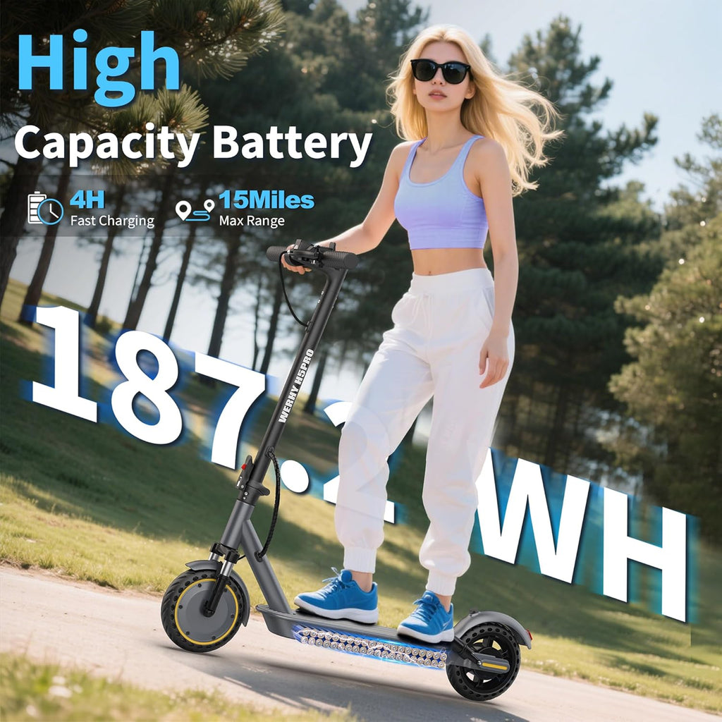 Electric Scooter, 500/350W Powerful Motor, 22/19 MPH Max Speed, 28-15 Miles