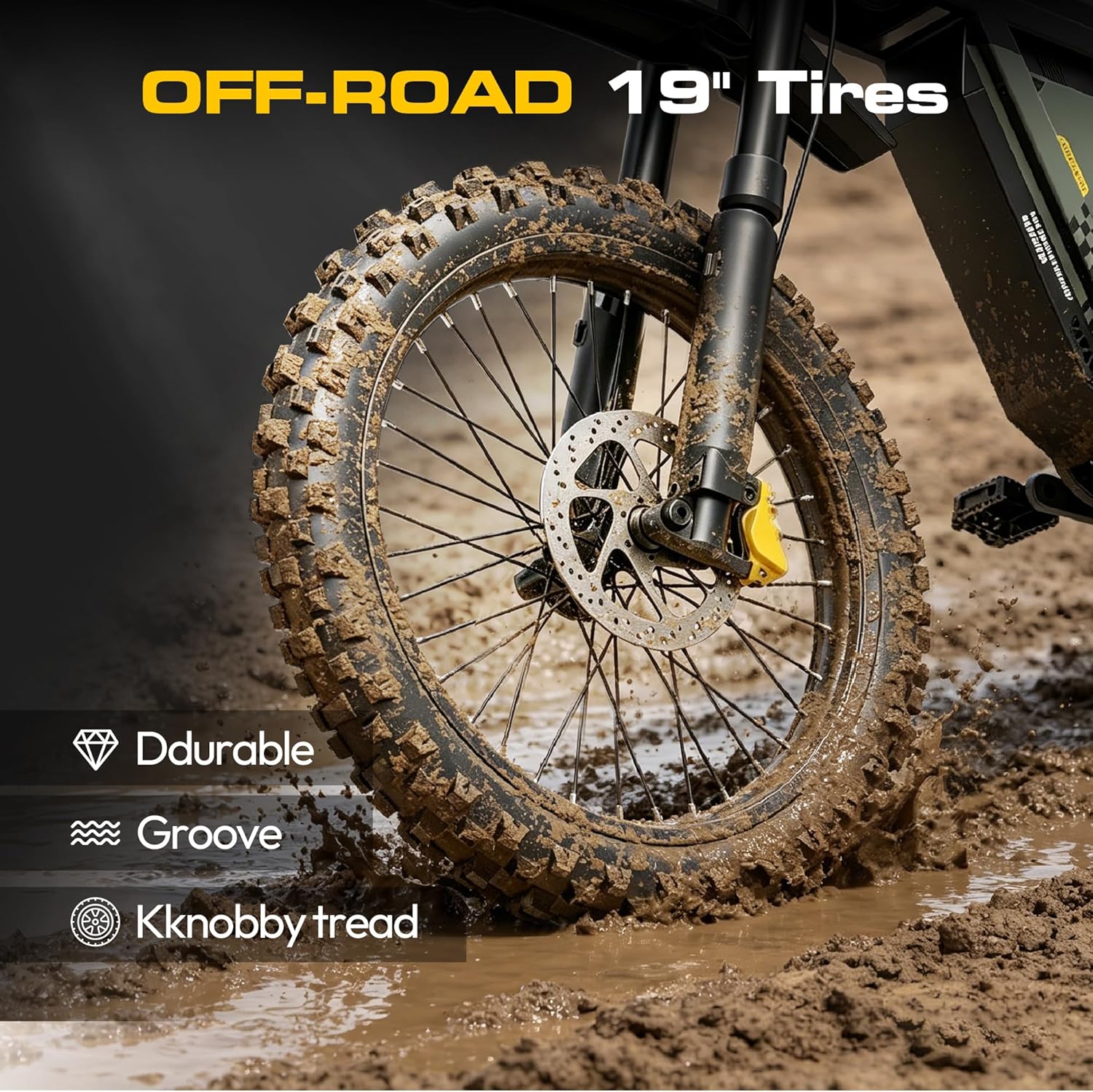 Electric Dirt Bike for Adults, 7000W Peak Motor Electric Motorcycle