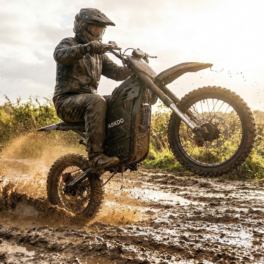 4000W Peak Electric Dirt Bike for Adults, 45 MPH Max Speed, 38 Miles Range
