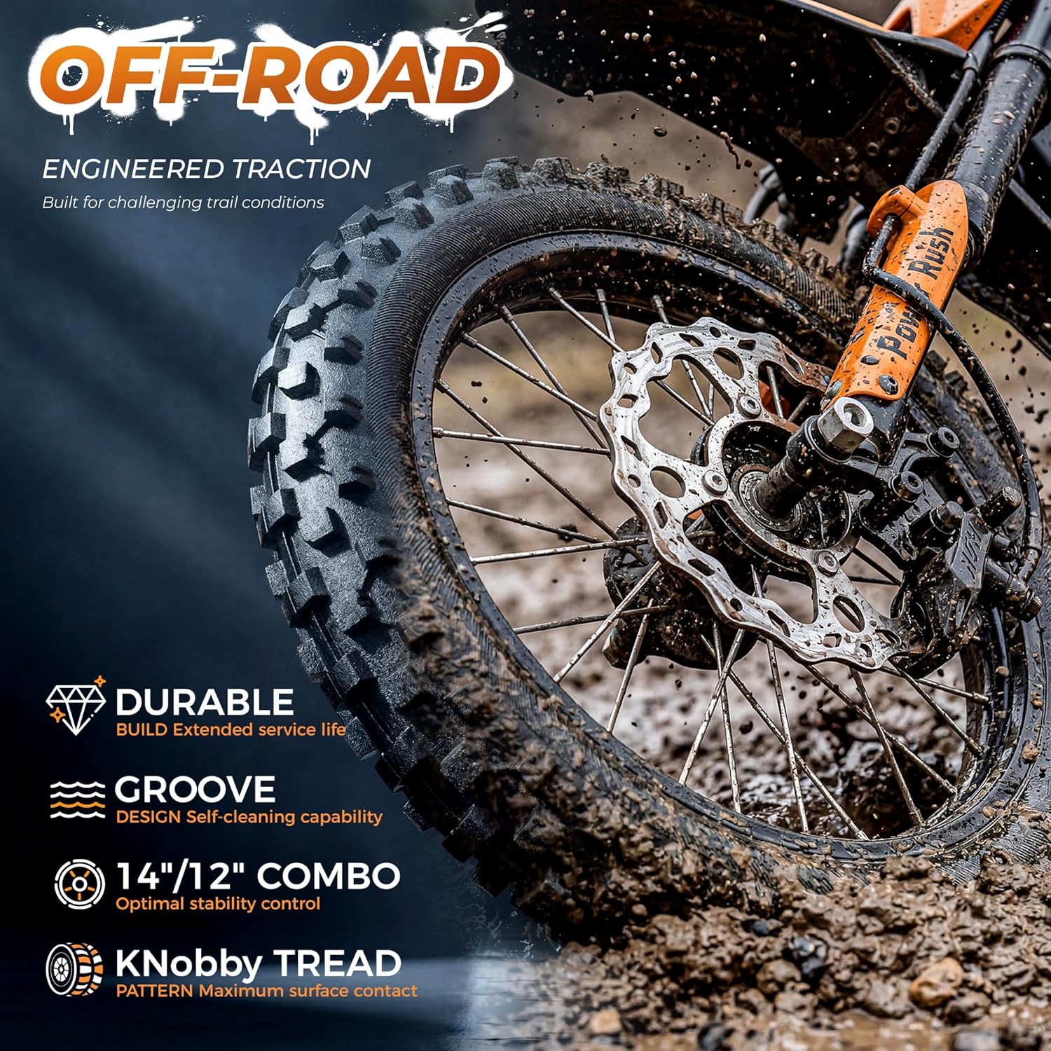 Electric Dirt Bike for Adults Offroad Ebike 𝟮𝟬𝟬𝟬𝗪-𝟱𝟬𝟬𝟬𝗪 Peak 20Ah-27Ah