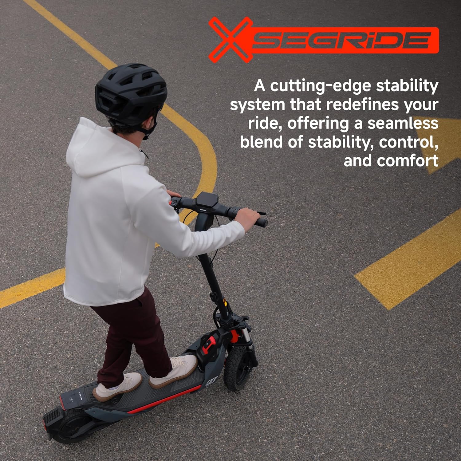 Electric Scooter, Up to 24.9 MPH, 43.5-Mile Range, Dual Suspension